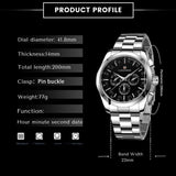 Forsining Fashion Sports Mens Automatic Mechanical Watches Date Display Steel Strap A625