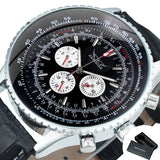 JARAGAR Pilot Automatic Mechanical Watch for Men Luminous Hands Leather Belt A034 Multifunction Sports Watches