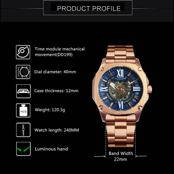 Automatic discount watch weight