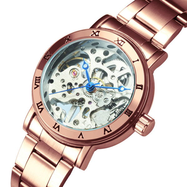 Ladies on sale skeleton watch