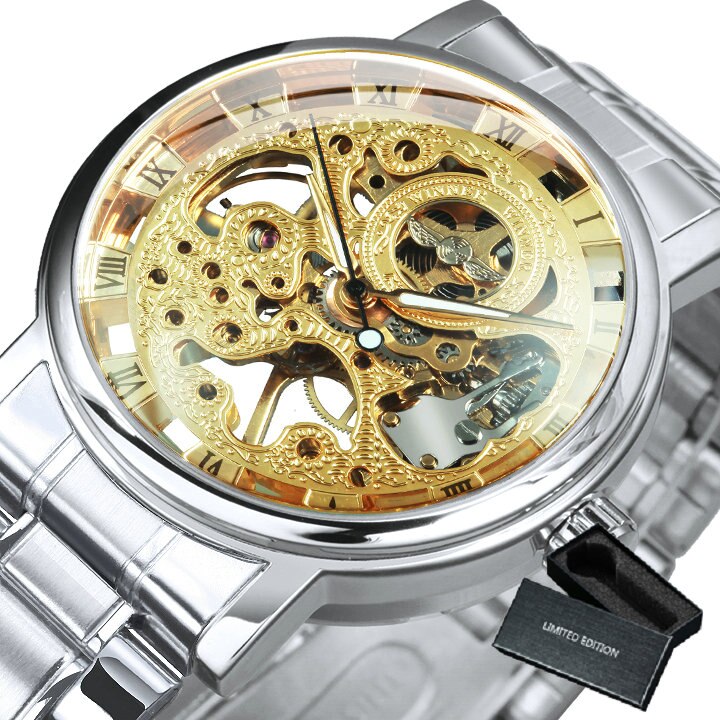 Rolex skeleton hot sale automatic watch