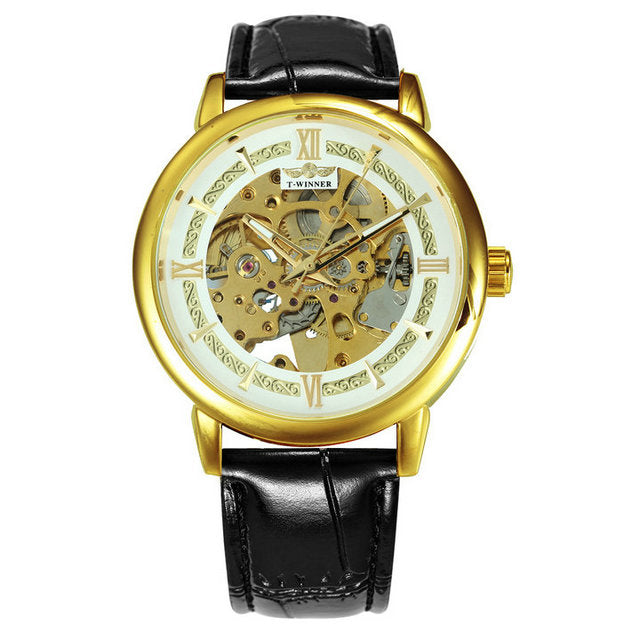 Montre best sale homme skeleton