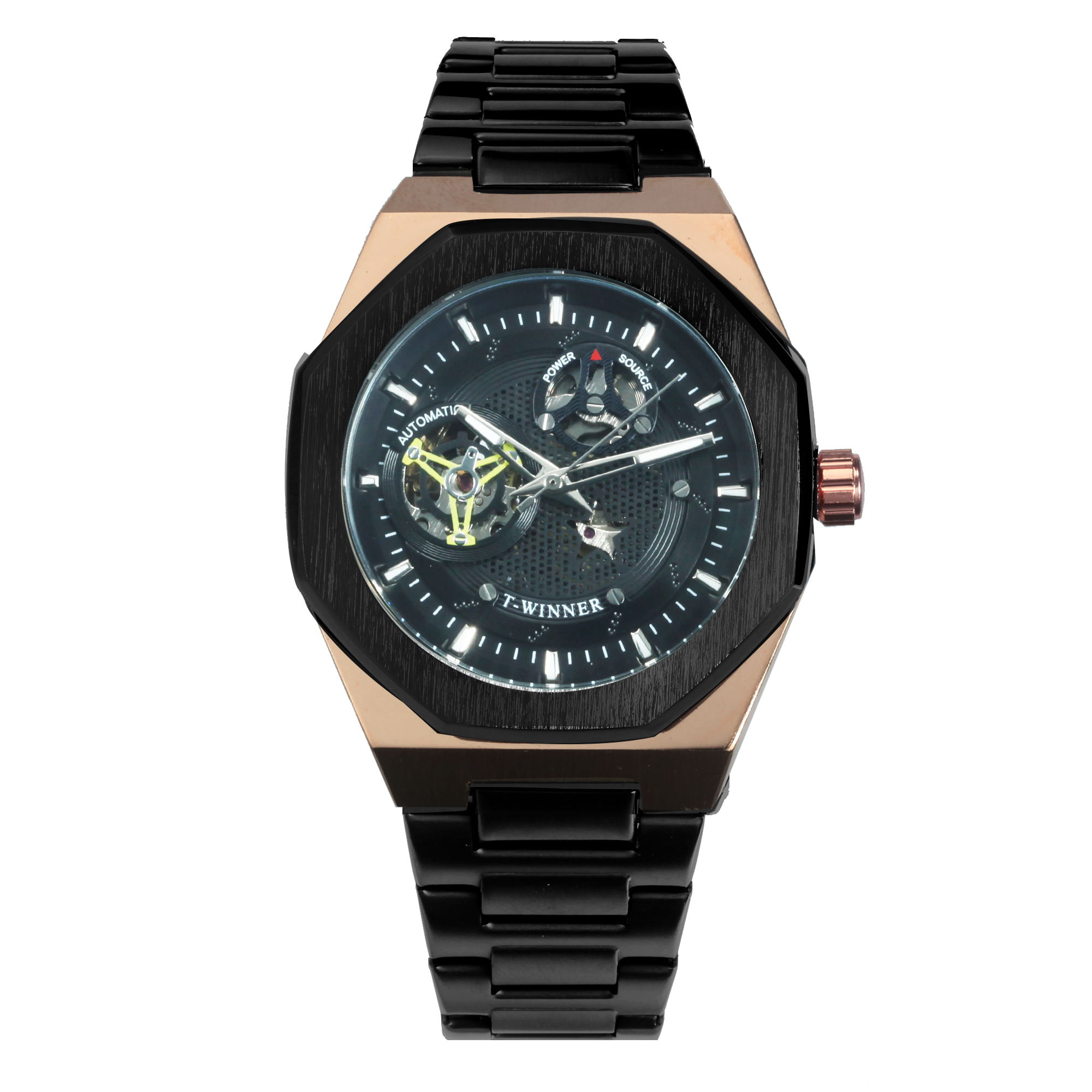 WINNER Official Business Automatic Watch Men Luxury Golden