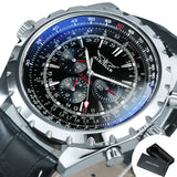 JARAGAR Military Sports Automatic Mechanical Watch for Men Multifunction Dial Luminous Pilot Watches 040