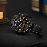 Forsining Retro Engraved Moon Phase Automatic Mechanical Mens Watches Top Brand Luxury Genuine Leather Strap Luminous Hands 133