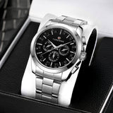 Forsining Fashion Sports Mens Automatic Mechanical Watches Date Display Steel Strap A625