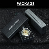 WINNER Steampunk Hand-wind Mechanical Watch Classic Retro Men's Belt Watch Fashion Skeleton Watch