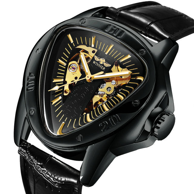 Top Brand Men Watches Mechanical WINNER Watch Relogio Masculino 3D Design
