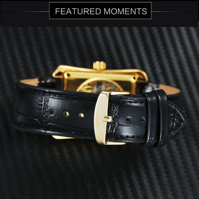Men Gold Watch For Sale Top Brands Skeleton Mechanical WINNER Watches Мужские золотые часы