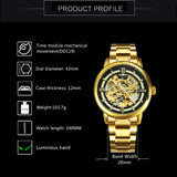 WINNER Watch Men's Mechanical Watch Automatic Hollow Out Table Fashion Trend Men's Watch