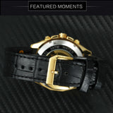WINNER Official Brand Punk Skull Skeleton Watch Automatic Men's Watch