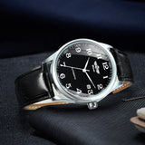 WINNER Fashion Minimalist Automatic Mechanical Business Watch for Men A458