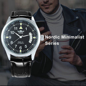 Top Brands Casual Men Watches Sale Auto Mechanical WINNER Watch