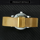 WINNER Watches Hand-wind Mechanical Watch Men Crystal Unisex Couple Wristwatch