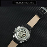 New WINNER Watch Hollow Men's Watch Automatic Luminous Stainless Steel Strap Watch
