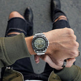 WINNER HIPHOP Automatic Watch Men Skeleton Mechanical Watches Luxury Punk Wristwatch