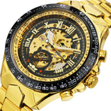 Popular Men Watches Golden Fashion Automatic Mechanical WINNER Watch