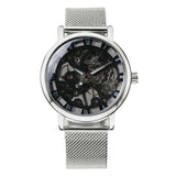 Top Brands Men Watches Military Watches Online WINNER Mesh Strap Wristwatch