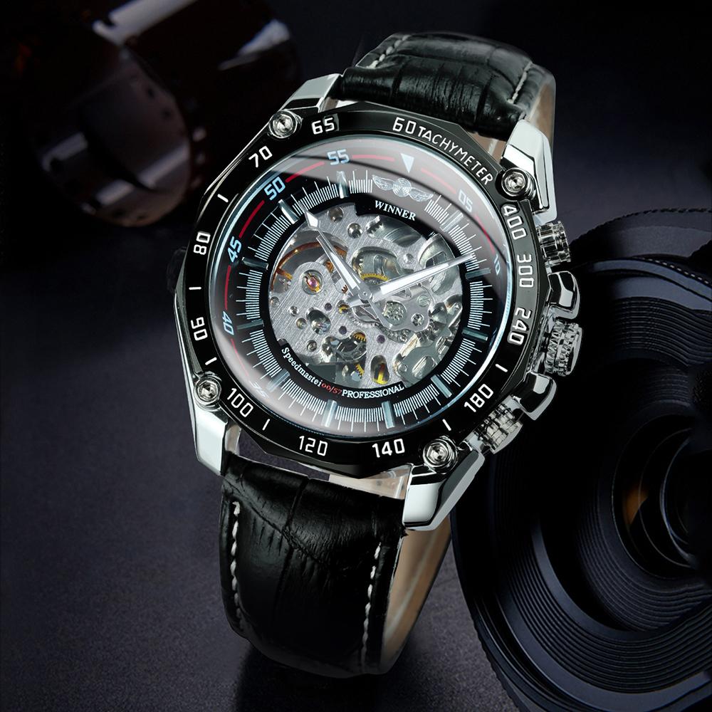 Cheap Winner Mechanical Sport Design Bezel Golden Watch Mens Watches Top  Brand Luxury Montre Homme Clock Men Automatic Skeleton Watch | Joom